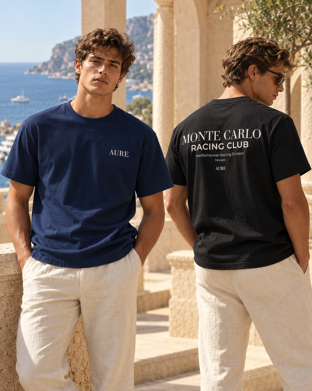 AURE CLUB DUO — NAVY + BLACK