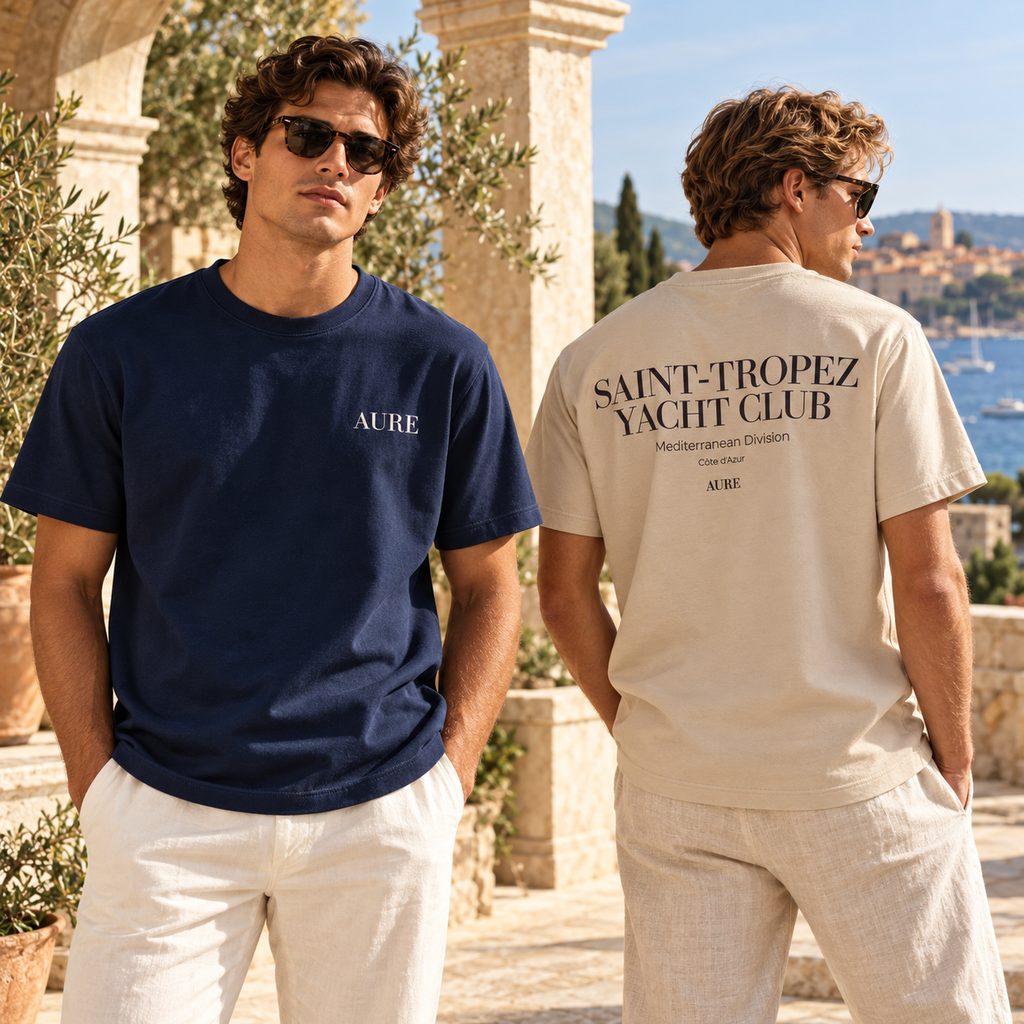 AURE CLUB DUO — NAVY + SAND